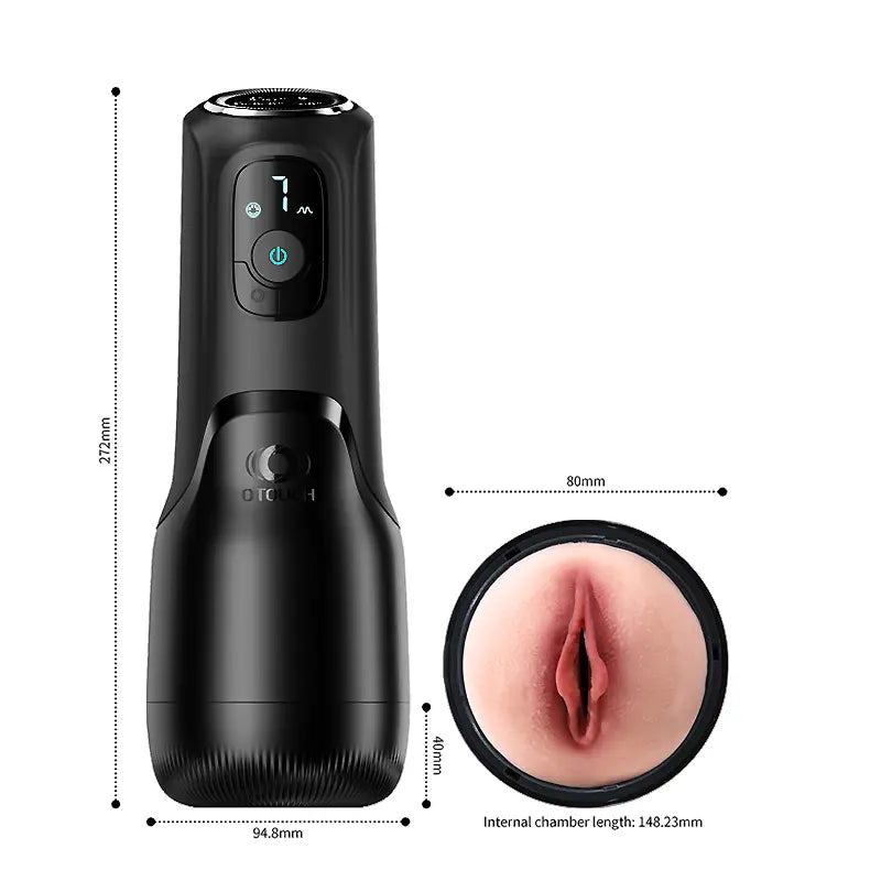 XS7: Smart Auto Stroker with Gen 2 Contraction, Suction & Vibration