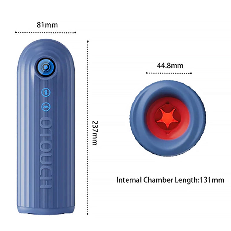 XT9: Waterproof Male Stroker with 360° Contraction, Thrusting & Vibration