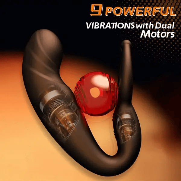 PM11: Bead Massage 9 Vibrating Prostate Anal Toy