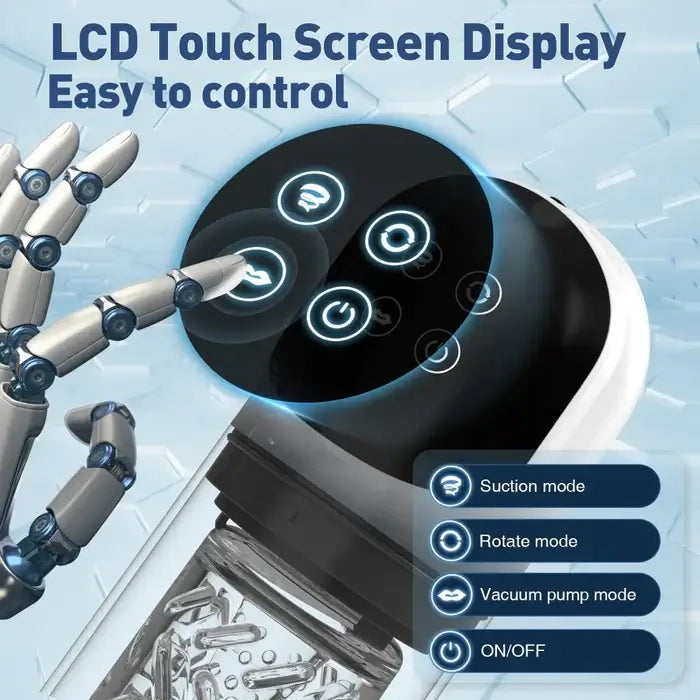 XR3 Plus: 2 In 1 Full Waterproof Blowjob Stimulator Water Vacuum Pump