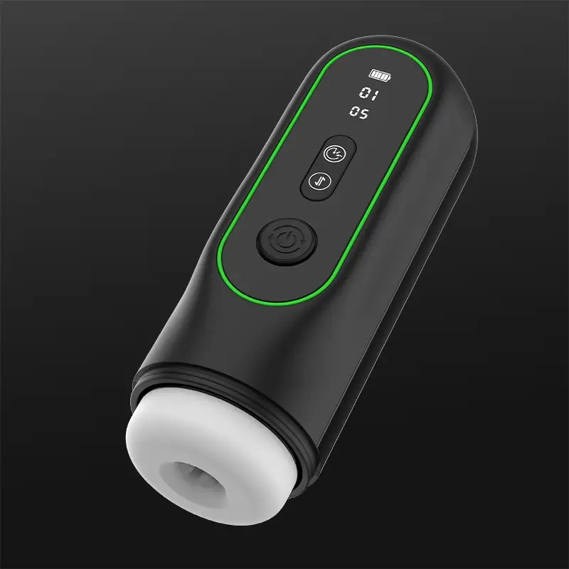 XS14: 6 In 1 Thrusting Vibrating Heating Voice Cock Suck Machine