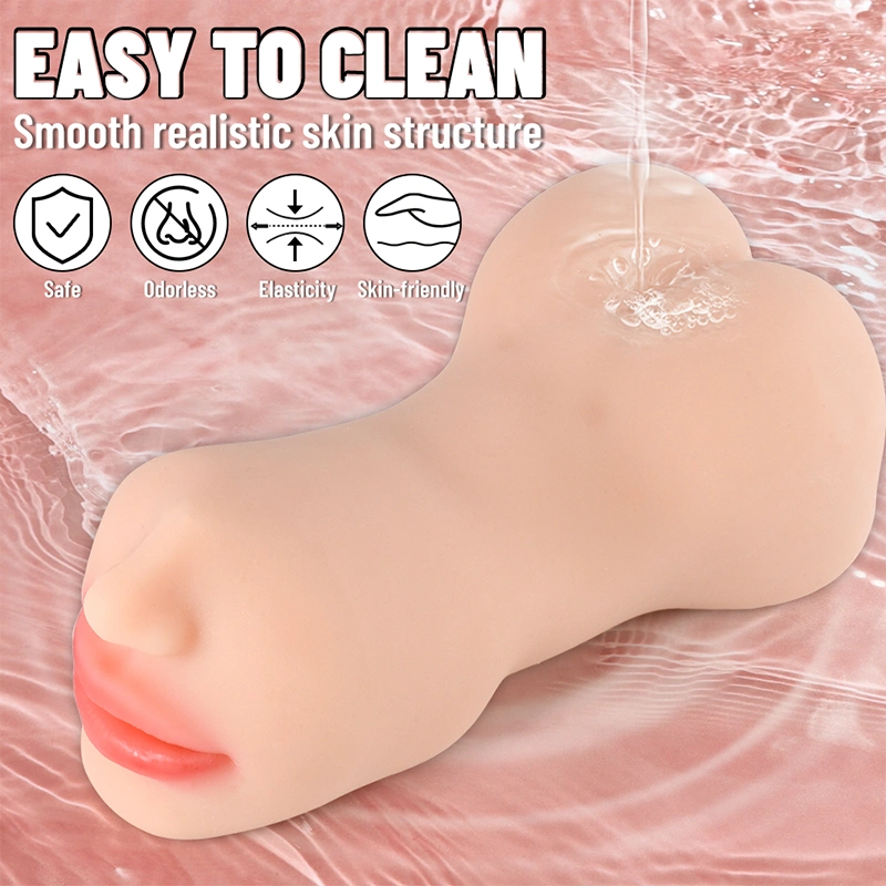 Eliza: 1.61LB Realistic 3 In 1 Double Sided Pocket Pussy