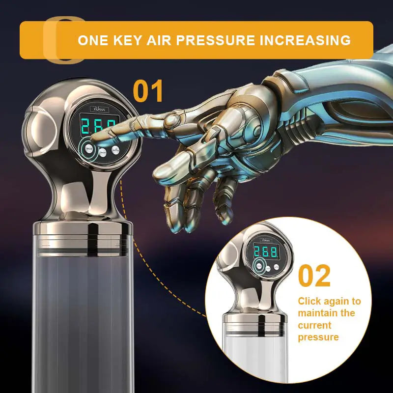 XP15: Electric Penis Enlargement Vacuum Pump With 2 Sleeves