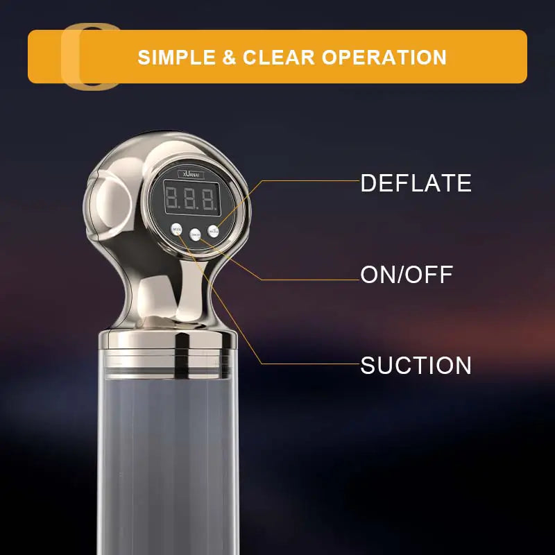 XP15: Electric Penis Enlargement Vacuum Pump With 2 Sleeves