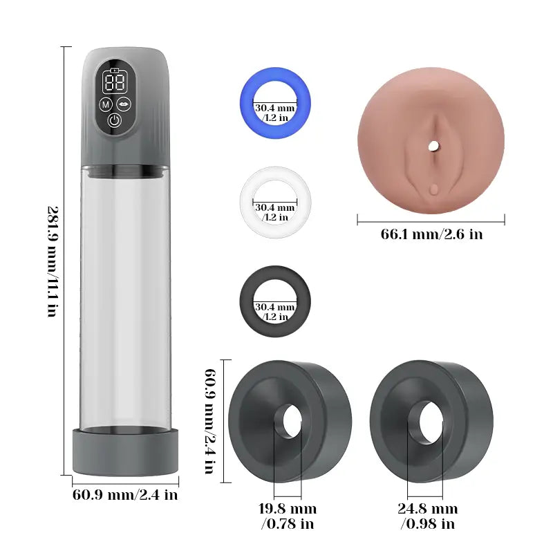 XP2: Electric Water Penis Pump With 6 Training Modes