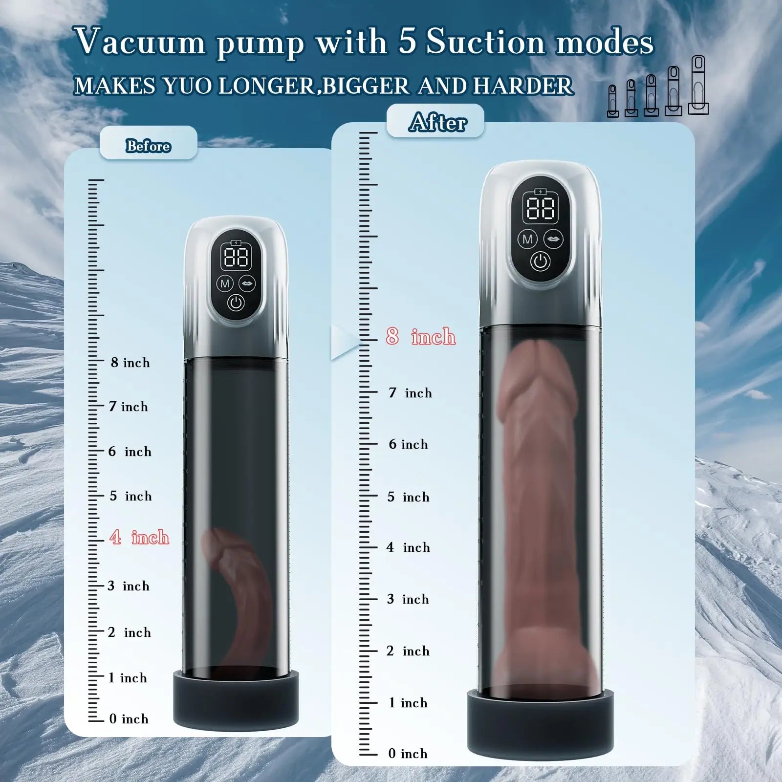 XP2: Electric Water Penis Pump With 6 Training Modes