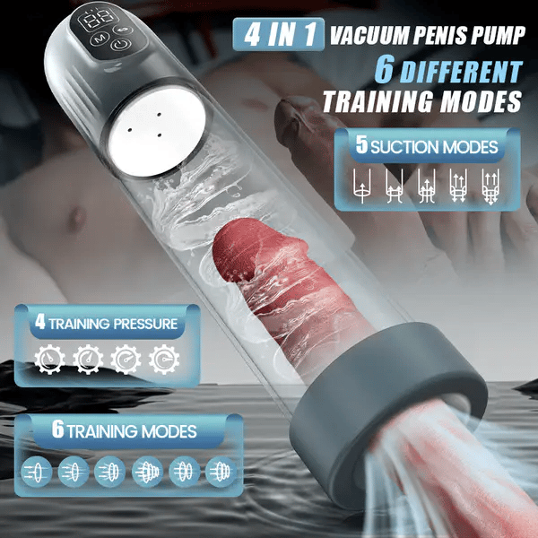XP2: Electric Water Penis Pump With 6 Training Modes