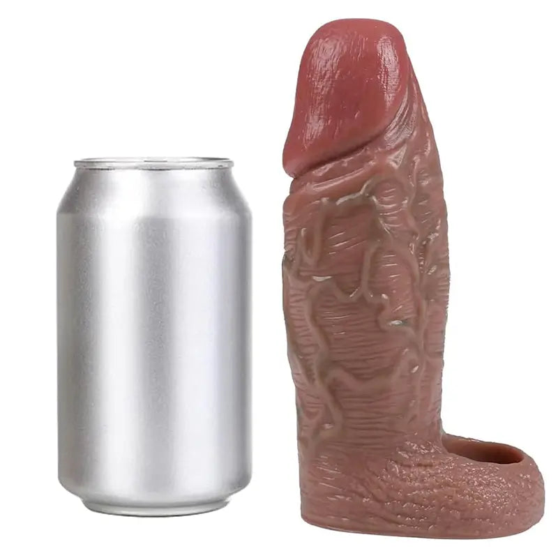 5.31" x 2.16" Fat Cock Sleeve with Ring