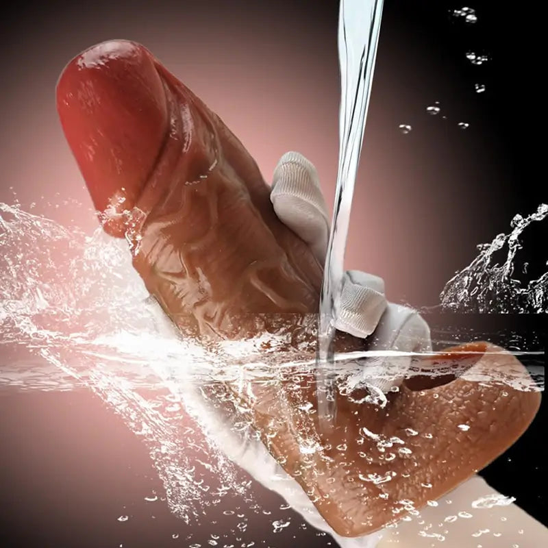 5.31" x 2.16" Fat Cock Sleeve with Ring