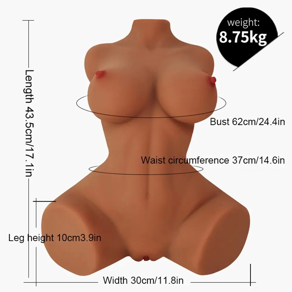 Daisy: 19.29LB Lifelike Female Sex Torso