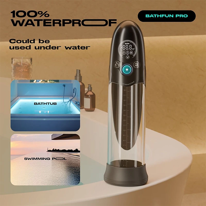 LuvPump Bathfun Pro: Smart Fully Waterproof Penis Pump