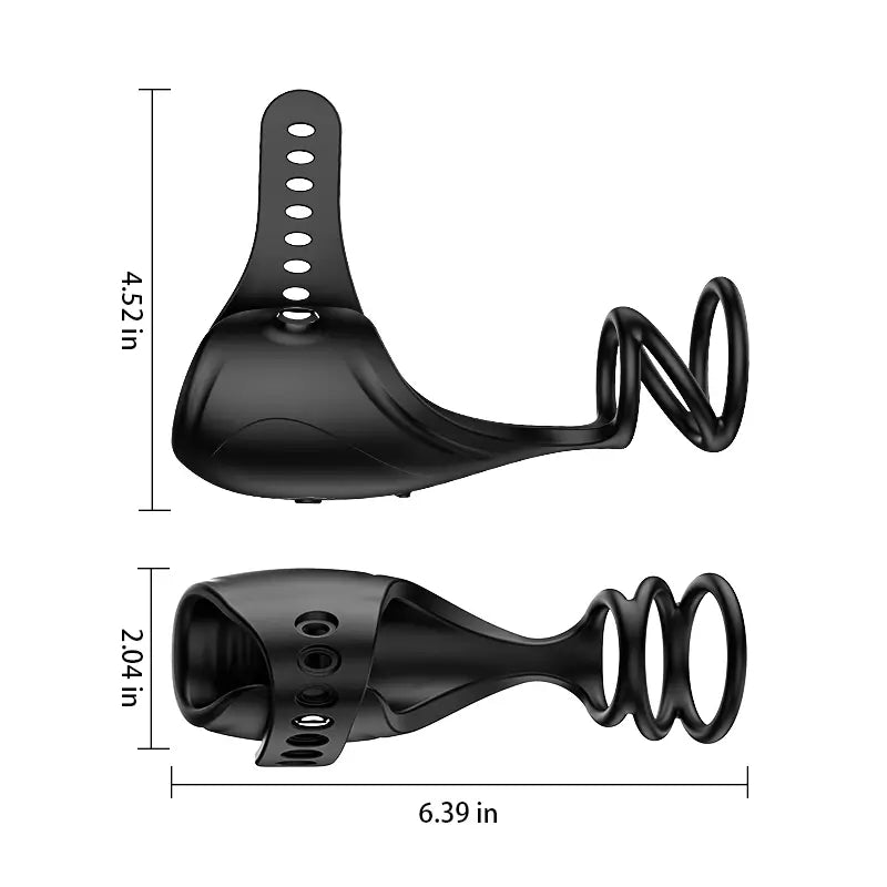 XG5: App Control 3 In 1 Masturbator Trainer Penis Ring