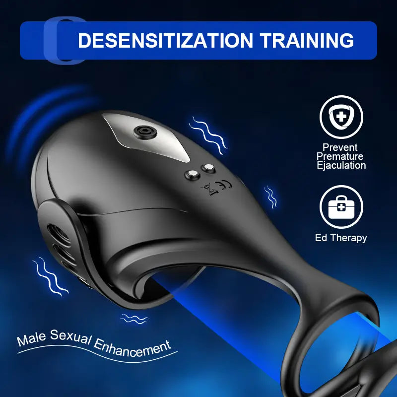 XG5: App Control 3 In 1 Masturbator Trainer Penis Ring