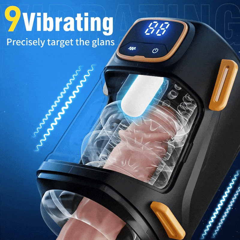 XT2: Wearable 9 Thrusting & Vibrating Hands Free Male Stroker