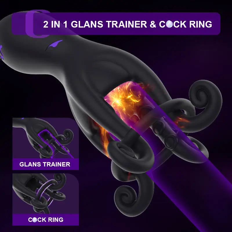XG11: Octopus Male Glans Trainer with 10 Vibration Modes