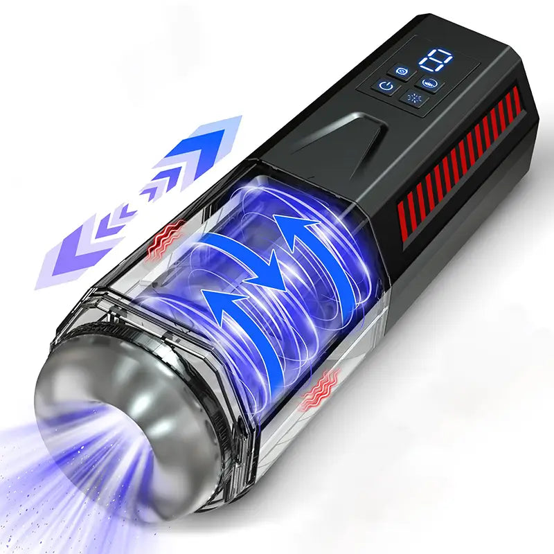 XR6: Rotating Vibrating Male Thrusting Masturbator with Tongue Licking