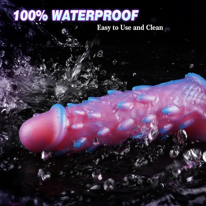 7.8" x 1.85" Monster Penis Sleeve for Couples
