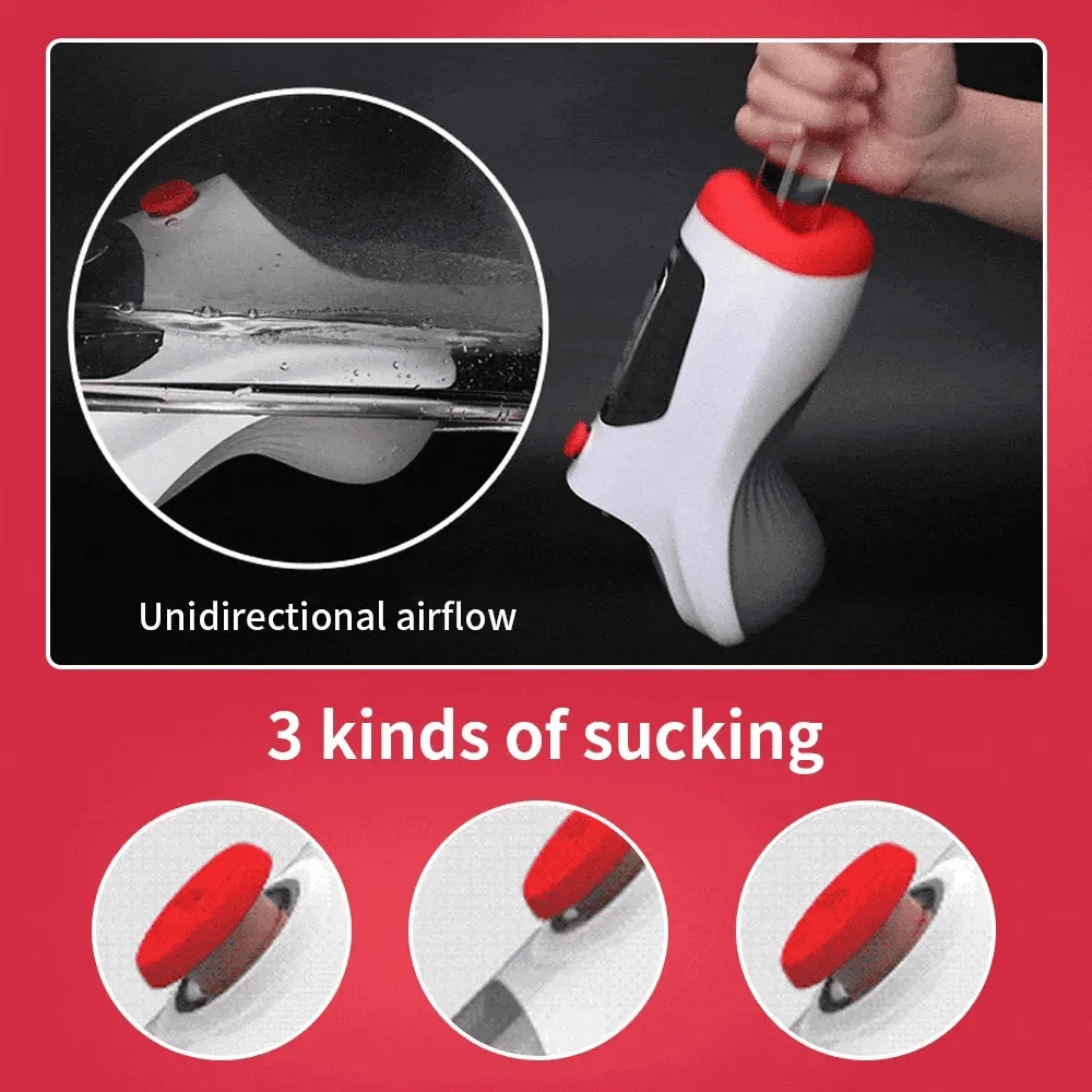 Leten Air Blast: 3 Sucking 3 Vibrate Oral Simulator