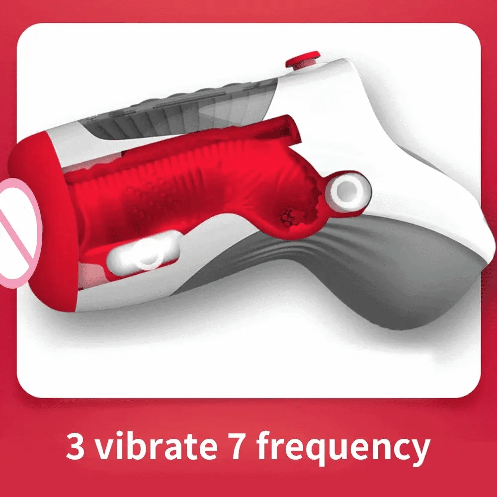 Leten Air Blast: 3 Sucking 3 Vibrate Oral Simulator