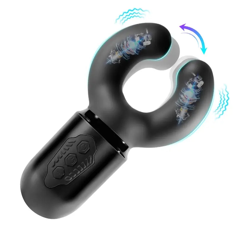 XG19: Waterproof Penis Glans Stimulator with 10 Clipping Vibrating