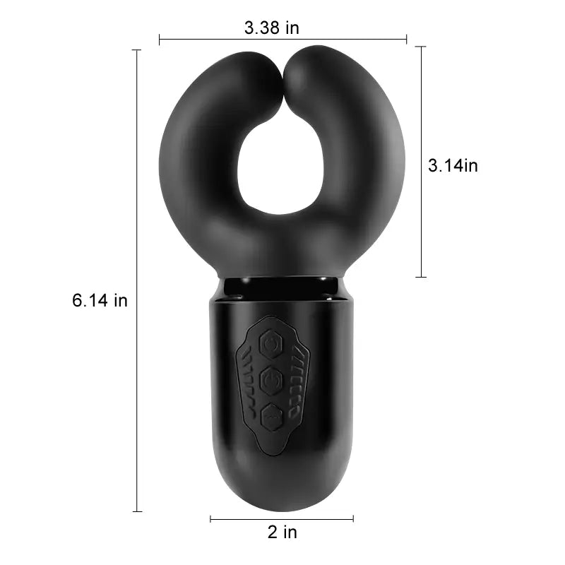 XG19: Waterproof Penis Glans Stimulator with 10 Clipping Vibrating