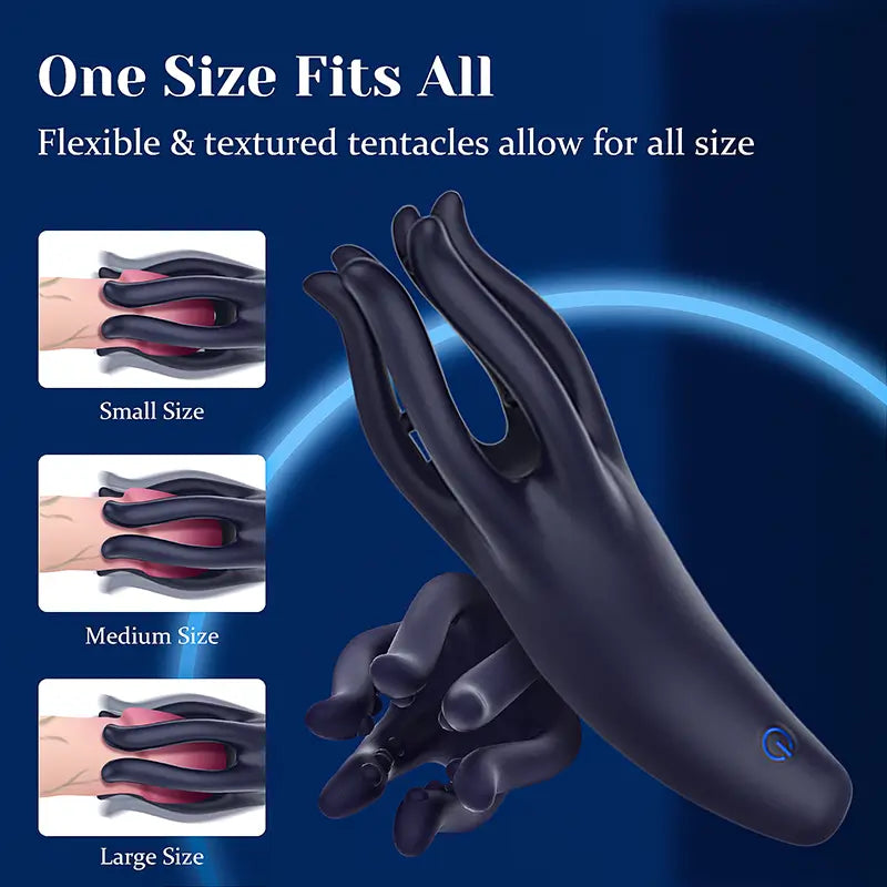 XG17: Monster Tentacle Penis Glans Vibrator with 10 Modes