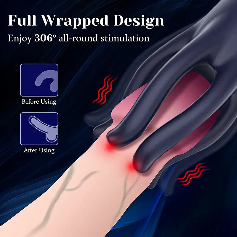 XG17: Monster Tentacle Penis Glans Vibrator with 10 Modes