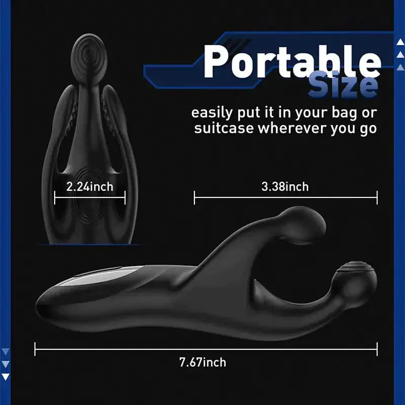 XG9: Portable Penis Head Stimulator with 10 Vibrating Modes