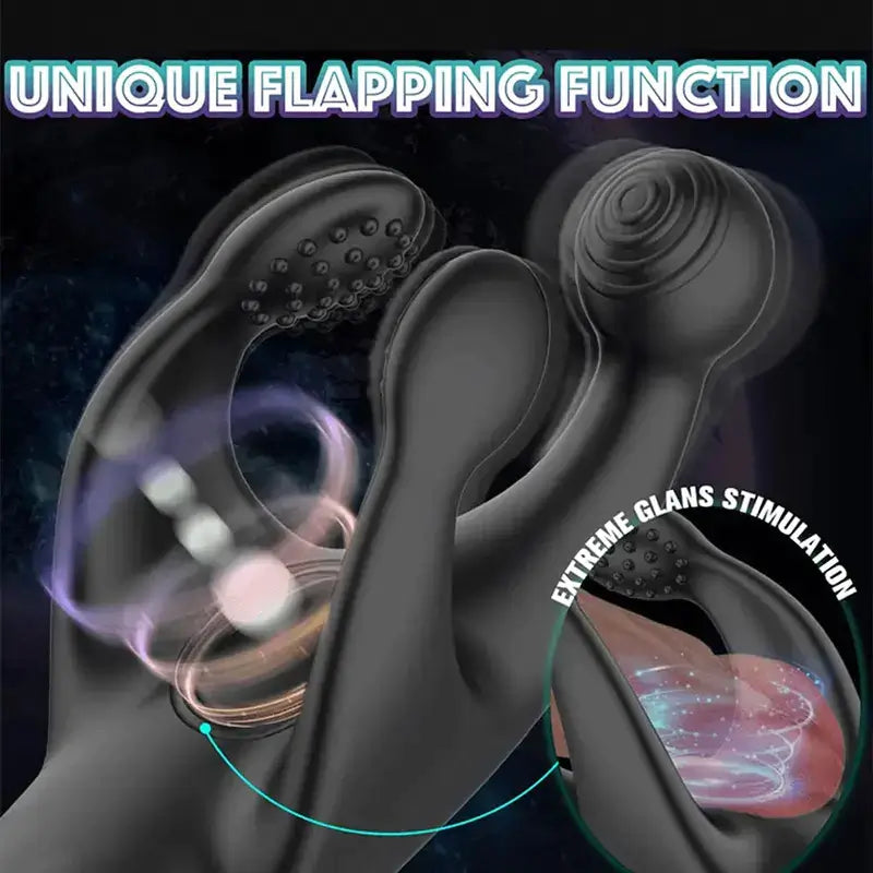 XG9: Portable Penis Head Stimulator with 10 Vibrating Modes