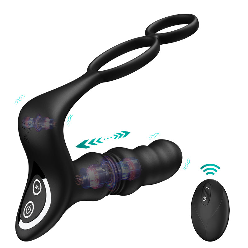 PM9: Wearable Remote Control Prostate Massager With 9 Thrusting & Vibrating Modes