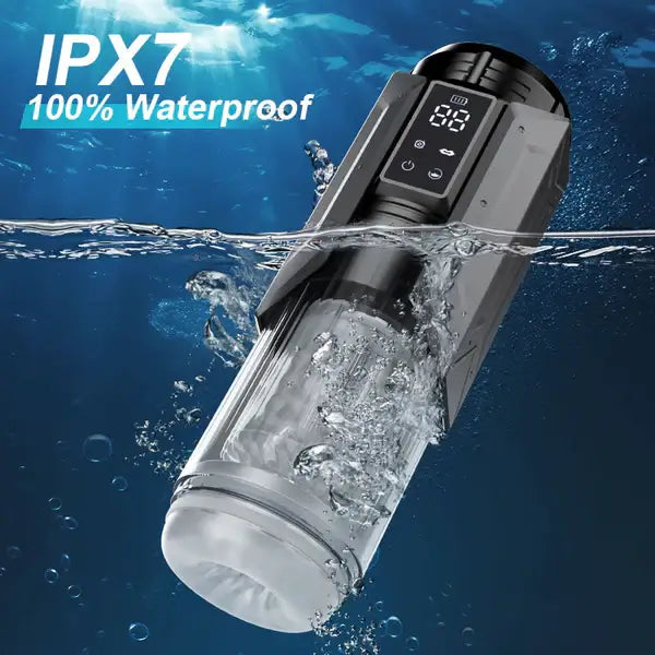 XT20: Sucking Vibrating Thrusting Rotating Stroker 100% Waterproof