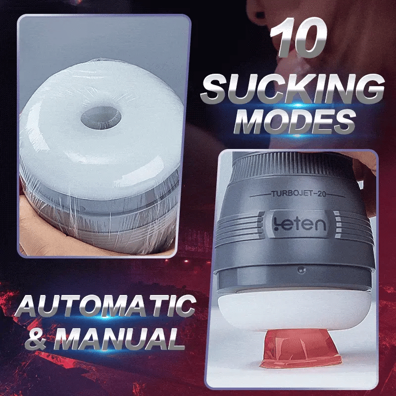 Leten TurboJet: 10 Modes Sucking Toy For Men