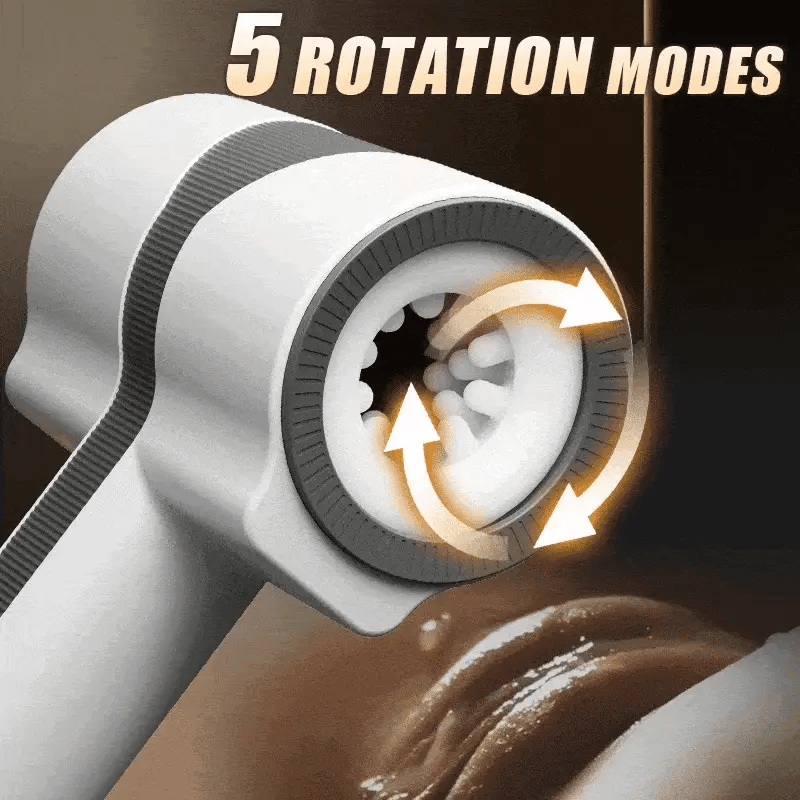 XR17: Auto 5 Telescopic Rotation 7 Vibrating Modes Male Masturbator Cup