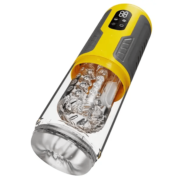 XR15: Licking Massage Thrust Rotation Vibrating One-Key Burst Stroker