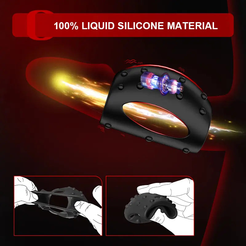 PR2: Wearable 10 Vibrating Ring for Penis