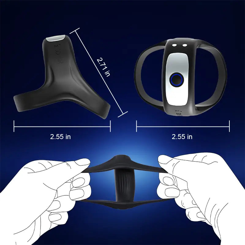 PR7: Waterproof Cock Ring with 10 Powerful Vibrating Modes