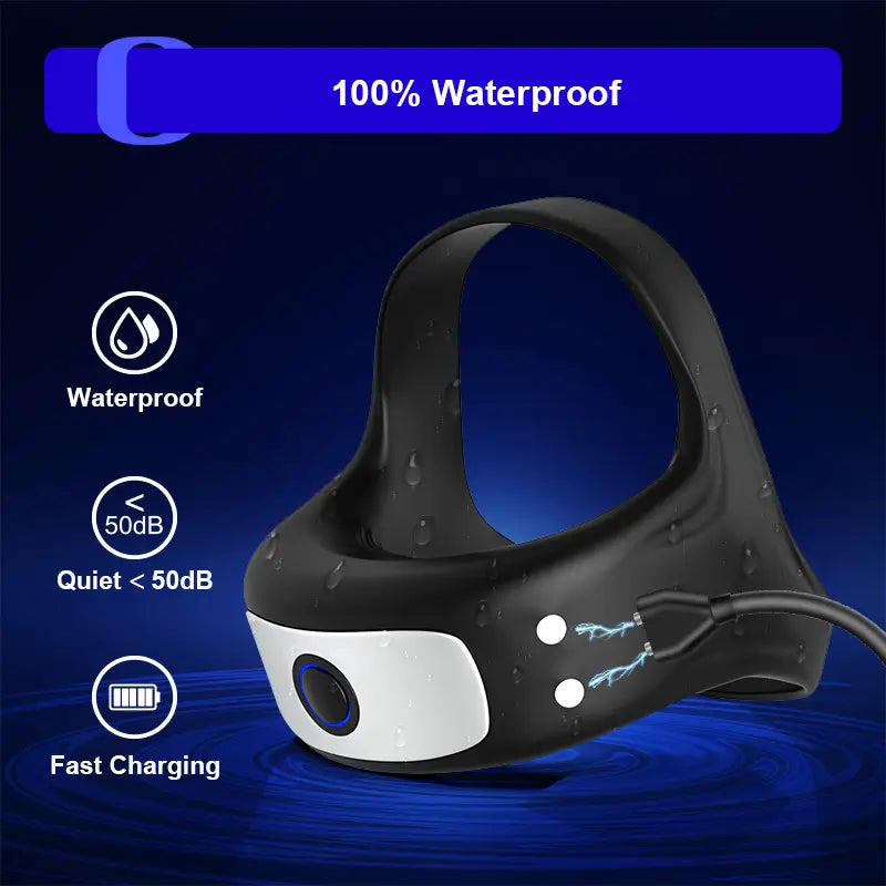 PR7: Waterproof Cock Ring with 10 Powerful Vibrating Modes