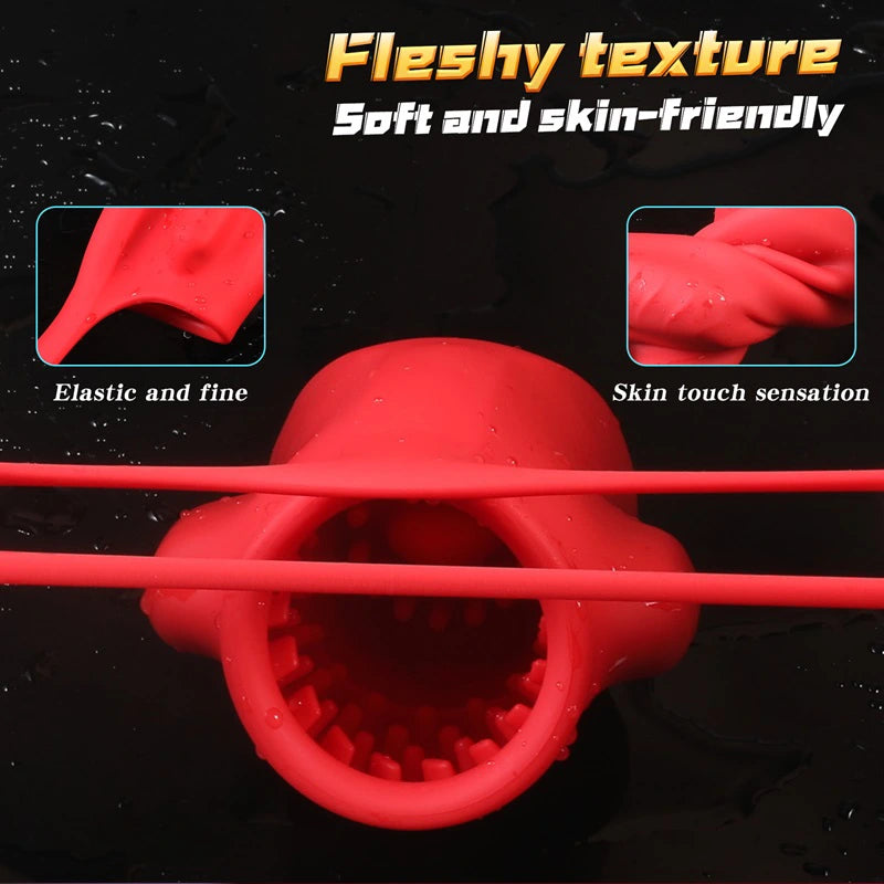 XG4: Dual Motor 9 Vibrating App Control Glans Trainer with Penis Ring