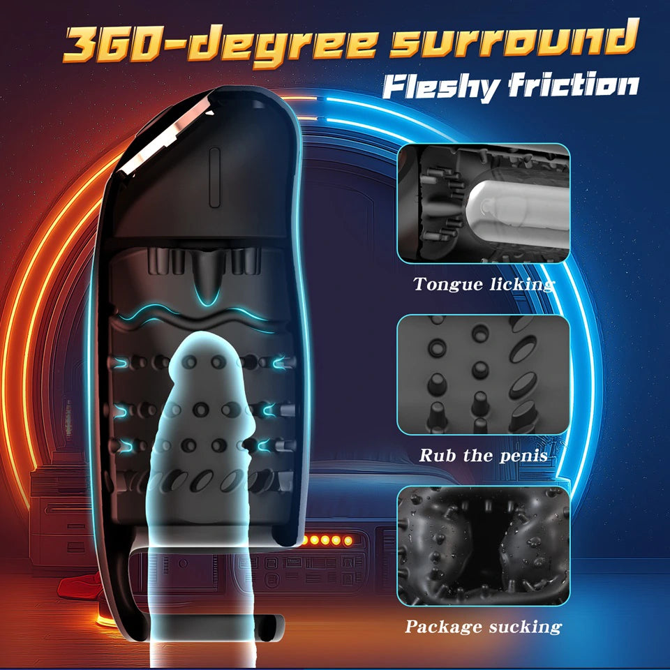 XG4: Dual Motor 9 Vibrating App Control Glans Trainer with Penis Ring
