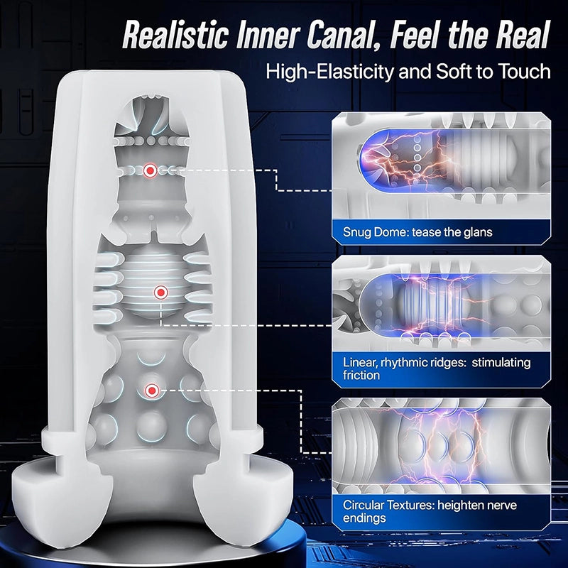 XT4: Hands Free Masturbators with 7 Thrusting & Sucking & Vibration Modes