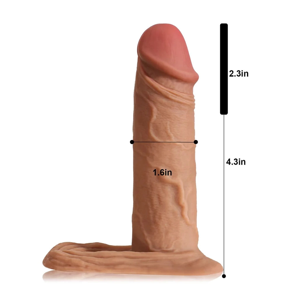 6.6" x 1.6" L High Quality Realistic Penis Sleeve