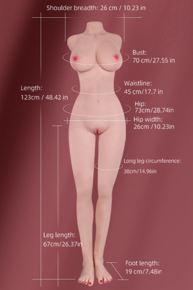 Maria: 46.29LB Life Size Female Sex Doll Torso