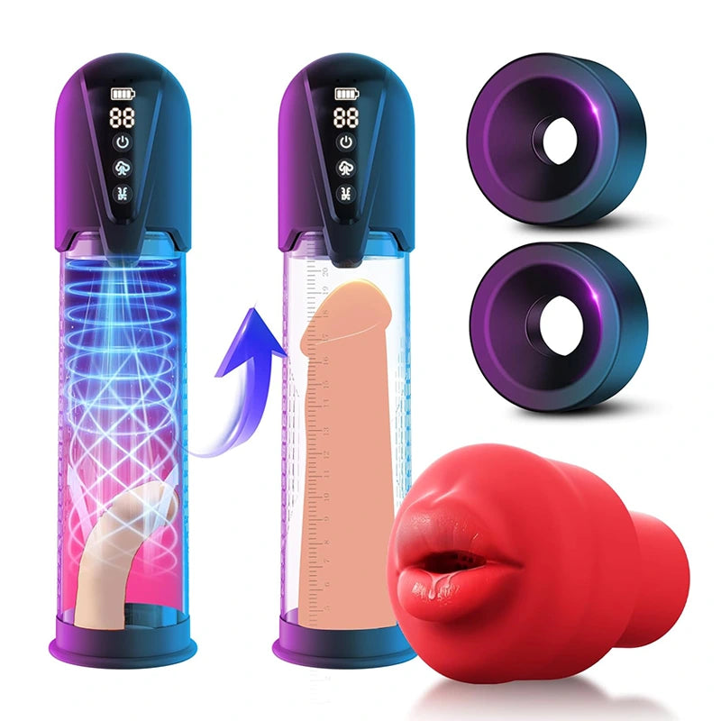 XP9: Electric Sucking Penis Pump Blowjob