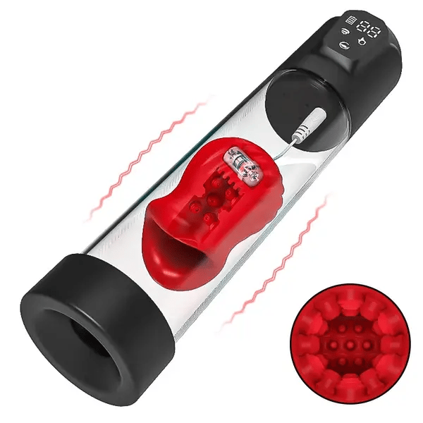 XP4 Plus: 7 Vibrating & 5 Sucking Penis Pump Extender