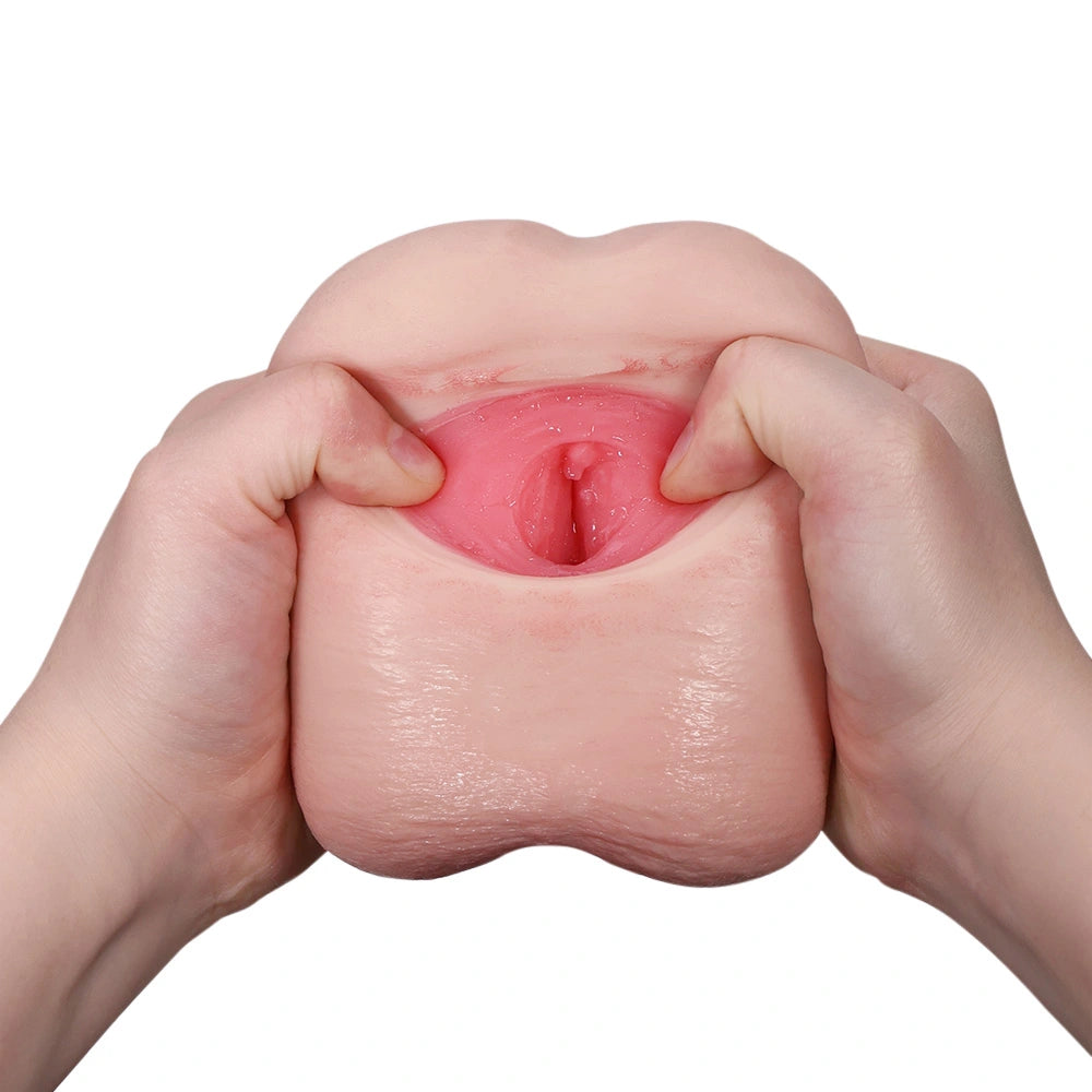 Kimi: 7.3in Realistic Soft Thick Anal Tunnel Silicone Pussy Dildo
