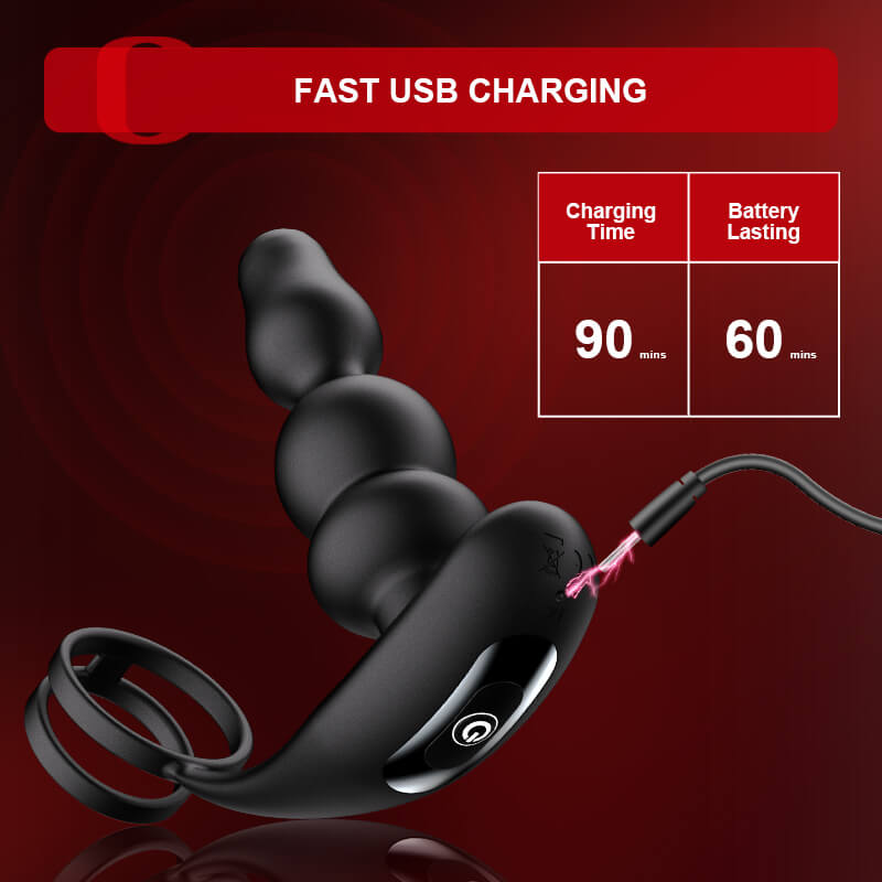 PM14: Wearable Vibrating & Rotating Prostate Massager