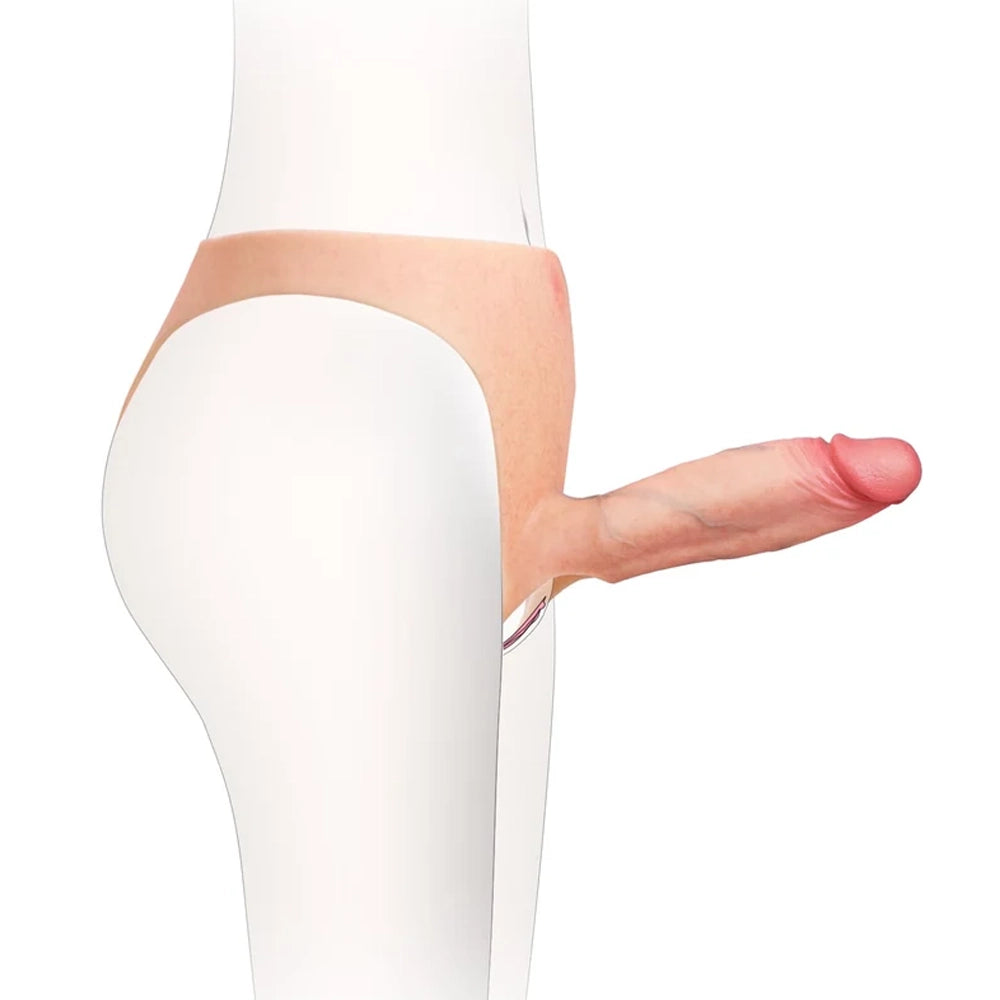 7.8" x 2" Wearable Hollow Penis Sleeve • ED Cock Sleeve