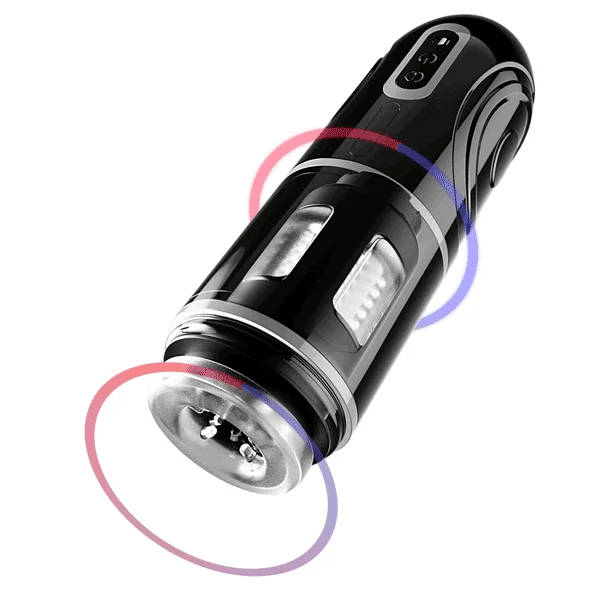 XR12: Telescopic Rotation Masturbation Cup with Suction Base