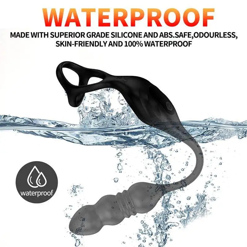 PM6: Wearable Prostate Massager with 9 Thrusting & Vibrating